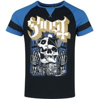 Ghost T-Shirt - EMP Signature Collection - S bis 3XL - für Männer - Größe L - schwarz/blau  - EMP exklusives Merchandise! von Ghost