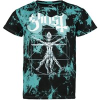 Ghost T-Shirt - EMP Signature Collection - S bis 3XL - für Männer - Größe S - schwarz/türkis  - EMP exklusives Merchandise! von Ghost