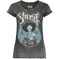 Ghost T-Shirt - Opus - S bis 4XL - für Damen - Größe 4XL - grau  - Lizenziertes Merchandise! von Ghost