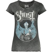 Ghost T-Shirt - Opus - S bis 4XL - für Damen - Größe M - grau  - Lizenziertes Merchandise! von Ghost