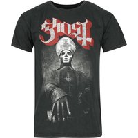 Ghost T-Shirt - Papa Ring - S bis 4XL - für Männer - Größe XL - anthrazit  - Lizenziertes Merchandise! von Ghost
