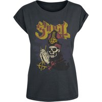 Ghost T-Shirt - Prayer Hands V2 - S bis XXL - für Damen - Größe S - charcoal  - Lizenziertes Merchandise! von Ghost