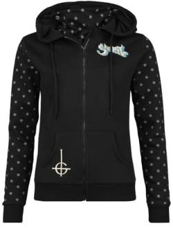 Ghost Throne Frauen Kapuzenjacke schwarz L 65% Baumwolle, 35% Polyester Band-Merch, Bands, Musik von Ghost