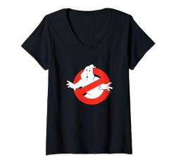 Ghostbusters Das Original Emblem T-Shirt mit V-Ausschnitt von Ghostbusters