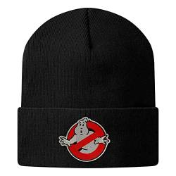 Ghostbusters Offizielles Lizenzprodukt Patch Beanie Beanie (Schwarz), One Size von Ghostbusters