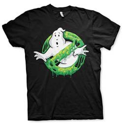 Ghostbusters Offizielles Lizenzprodukt Slime Logo Herren T-Shirt (Schwarz), XX-Large von Ghostbusters