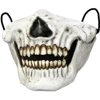 Ghoulish Productions Verkleidungsmaske Schädel Mundmaske, Halbmaske aus Latex zum Tragen über Deinen Mundschutz von Ghoulish Productions