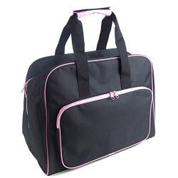 Ghulumn Multifunktionale Nähmaschine Tragbare Lagerung Tasche Tragetasche mit Tasche Nähen Werkzeuge Handtaschen Schwarz Rosa von Ghulumn