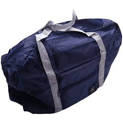 Ghulumn Multifunktions Große Kapazität Faltbare Wasser Gepäck Lagerung Koffer Reisetasche Veranstalter Tasche Marineblau von Ghulumn