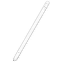 Ghulumn Press Pen Schutzhülle für Bleistifte 2 Hüllen aus weichem Silikon tragbar Zubehör, weiß von Ghulumn