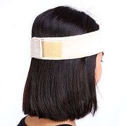 Verstellbares Samt-Perückengriff-Haarband-Stirnband Wiggery Accessery (Beige) von Ghzste