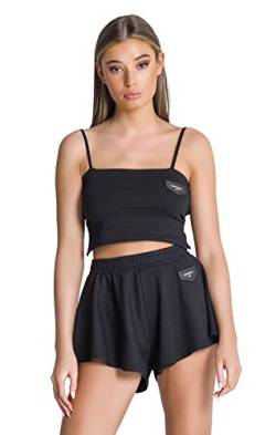 Gianni Kavanagh Damen Black Core Crop Top T-Shirt, L von Gianni Kavanagh