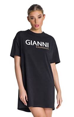 Gianni Kavanagh Damen Black Gianni Tee Dress Freizeitkleid, schwarz, Large von Gianni Kavanagh