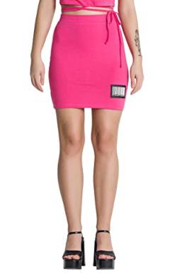 Gianni Kavanagh Damen Pink Signs Skirt Rock, Large von Gianni Kavanagh