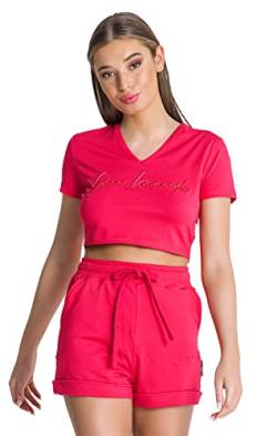 Gianni Kavanagh Damen Pink Winners Planet Tee T-Shirt, Rose, XS von Gianni Kavanagh