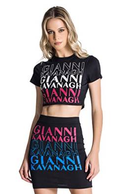 Gianni Kavanagh Damen Schwarz (Black Ego Tee) T-Shirt, X-Large von Gianni Kavanagh