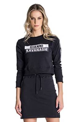 Gianni Kavanagh Damen Schwarz (Black Statement Sweat) Sweatshirt, 38 von Gianni Kavanagh