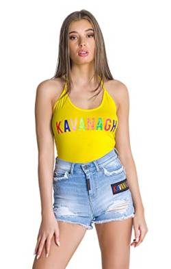 Gianni Kavanagh Damen Yellow Neverland Body Unterhemd, Gelb, X-Large von Gianni Kavanagh