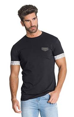 Gianni Kavanagh Herren Black Anarchy Elastic Tee T-Shirt, schwarz, M von Gianni Kavanagh