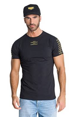 Gianni Kavanagh Herren Black Attitude Tee T-Shirt, schwarz, M von Gianni Kavanagh
