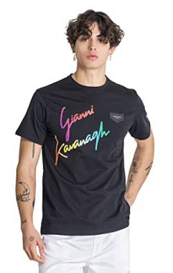 Gianni Kavanagh Herren Black Chromatica Signature Tee T-Shirt, schwarz, S von Gianni Kavanagh