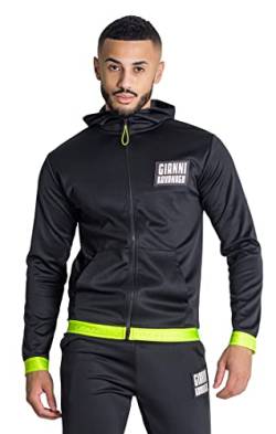 Gianni Kavanagh Herren Black Cyber Jacket Jacke, schwarz, Small von Gianni Kavanagh