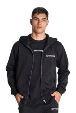 Gianni Kavanagh Herren Black Essential Micro Hoodie Jacket Kapuzenpulli, Black, von Gianni Kavanagh