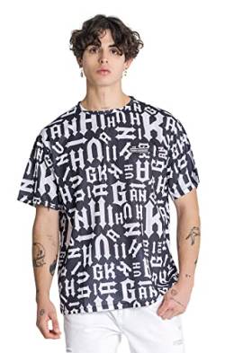 Gianni Kavanagh Herren Black Hype Printed Tee T-Shirt, schwarz, M von Gianni Kavanagh