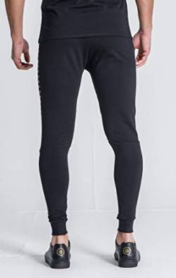 Gianni Kavanagh Herren Black Script Joggers Jogginghose, schwarz, Small von Gianni Kavanagh