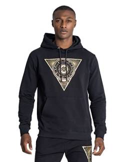 Gianni Kavanagh Herren Black Zodiac Hoodie Sweatshirt, schwarz, XS von Gianni Kavanagh