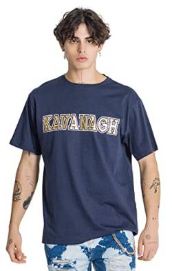 Gianni Kavanagh Herren Blue GK25 Oversized Tee T-Shirt, blau, XS von Gianni Kavanagh