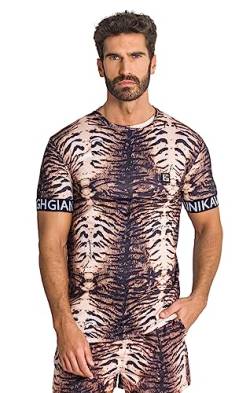 Gianni Kavanagh Herren Mehrfarbig (Safari Roar Tee) T-Shirt, bunt, XXL von Gianni Kavanagh