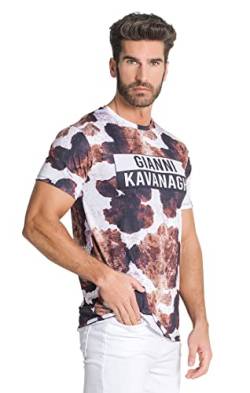 Gianni Kavanagh Herren Multicolor Jenga Print Tee T-Shirt, bunt, S von Gianni Kavanagh