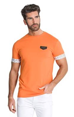 Gianni Kavanagh Herren Orange Anarchy Elastic Tee T-Shirt, S von Gianni Kavanagh