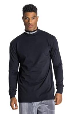 Gianni Kavanagh Herren Schwarz (Black Liberation Turtleneck) Sweater, Large von Gianni Kavanagh
