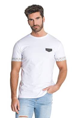 Gianni Kavanagh Herren White Anarchy Elastic Tee T-Shirt, weiß, L von Gianni Kavanagh