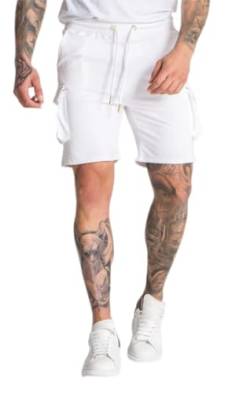 Gianni Kavanagh Herren White Core 2.0 Shorts Cargohosen, S von Gianni Kavanagh