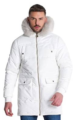 Gianni Kavanagh Herren White Courchevel Coat Mantel, M von Gianni Kavanagh