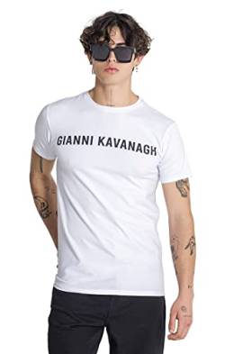 Gianni Kavanagh Herren White Jenga GK Tee T-Shirt, weiß, S von Gianni Kavanagh