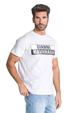 Gianni Kavanagh Herren White Jenga Tee T-Shirt, weiß, XL von Gianni Kavanagh