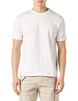 Gianni Lupo Herren Glw8727 Kurzärmeliges T-Shirt, weiß, S/XXL von Gianni Lupo
