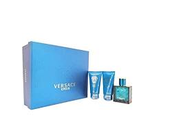 Versace Eros Geschenkset für Ihn (EdT Spray 50ml, Duschgel 50ml + After Shave Balm 50ml) von Gianni Versace