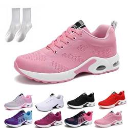 Gienslru OrthopäDische Schuhe Damen, Orthoback Schuhe Damen, Orthoshoes Cloudwalk Pro - Ergonomischer Schmerzlinderungs-Schuh (Rosa, 42 EU) von Gienslru