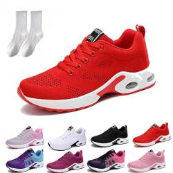 Gienslru OrthopäDische Schuhe Damen, Orthoback Schuhe Damen, Orthoshoes Cloudwalk Pro - Ergonomischer Schmerzlinderungs-Schuh (Rot, 40 EU) von Gienslru