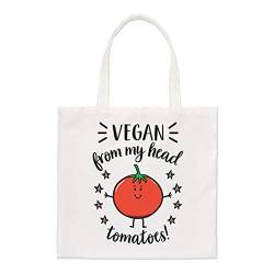 Gift Base Vegan Von Mein Kopf Tomaten Regulär Tragetasche von Gift Base