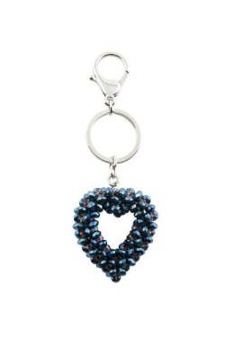 Crystal Schlüsselanhänger, Herz, blau blau [A] von Gift Company
