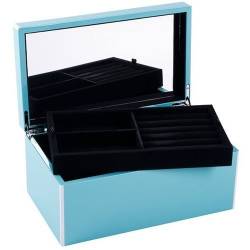Gift Company - Schmuckbox - Schmuckkasten - Schmuckschatulle - Tang - Größe M, Park Avenue Blue/hellblau 28 x 13 x 17 cm von Gift Company