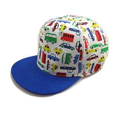 Gifts Treat Kinder Baseball Cap Jungen Basecap Kinder Sonnenhut Hüte Mädchen Sommer Snapback Caps Tier Design Mützen,Buntes Auto,48CM/1-2 Jahre von Gifts Treat