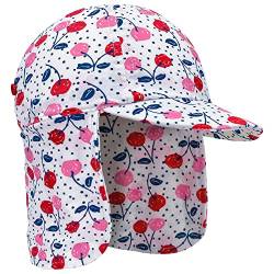 Gifts Treat Kinder Legionäre Hut, UPF 50+ Sonnenschutz Schwimmkappe Flap Hat im Dinosaurier-Muster für Kinder, Jungen Sonnenhut mit Nackenschutz Grün,Mehrfarbig,50cm/1-2 Jahre von Gifts Treat