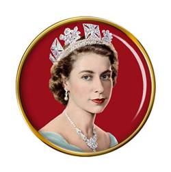 Giftshop UK Junge Königin Elisabeth II Anstecker von Giftshop UK